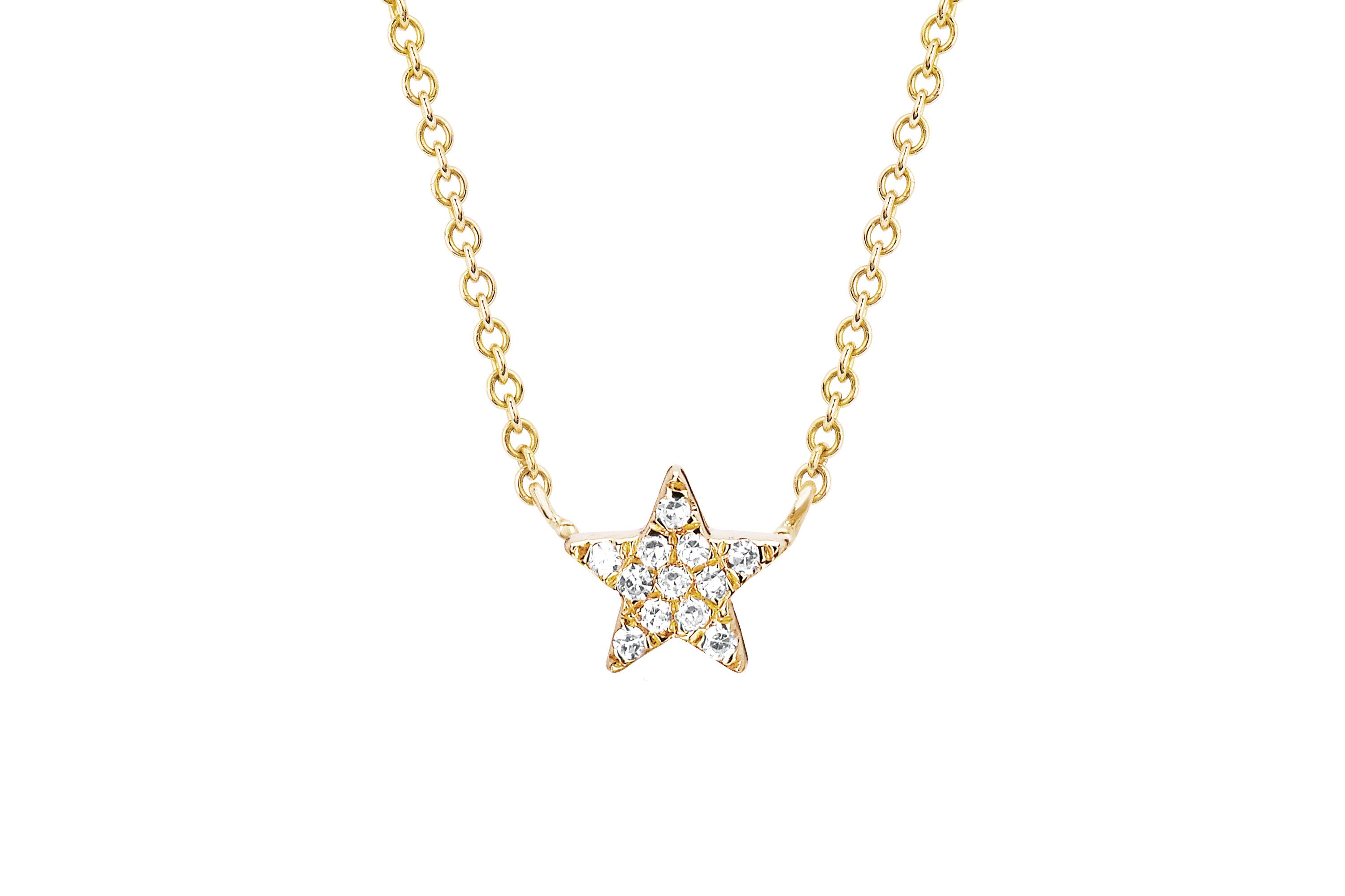 Diamond Star Choker Necklace