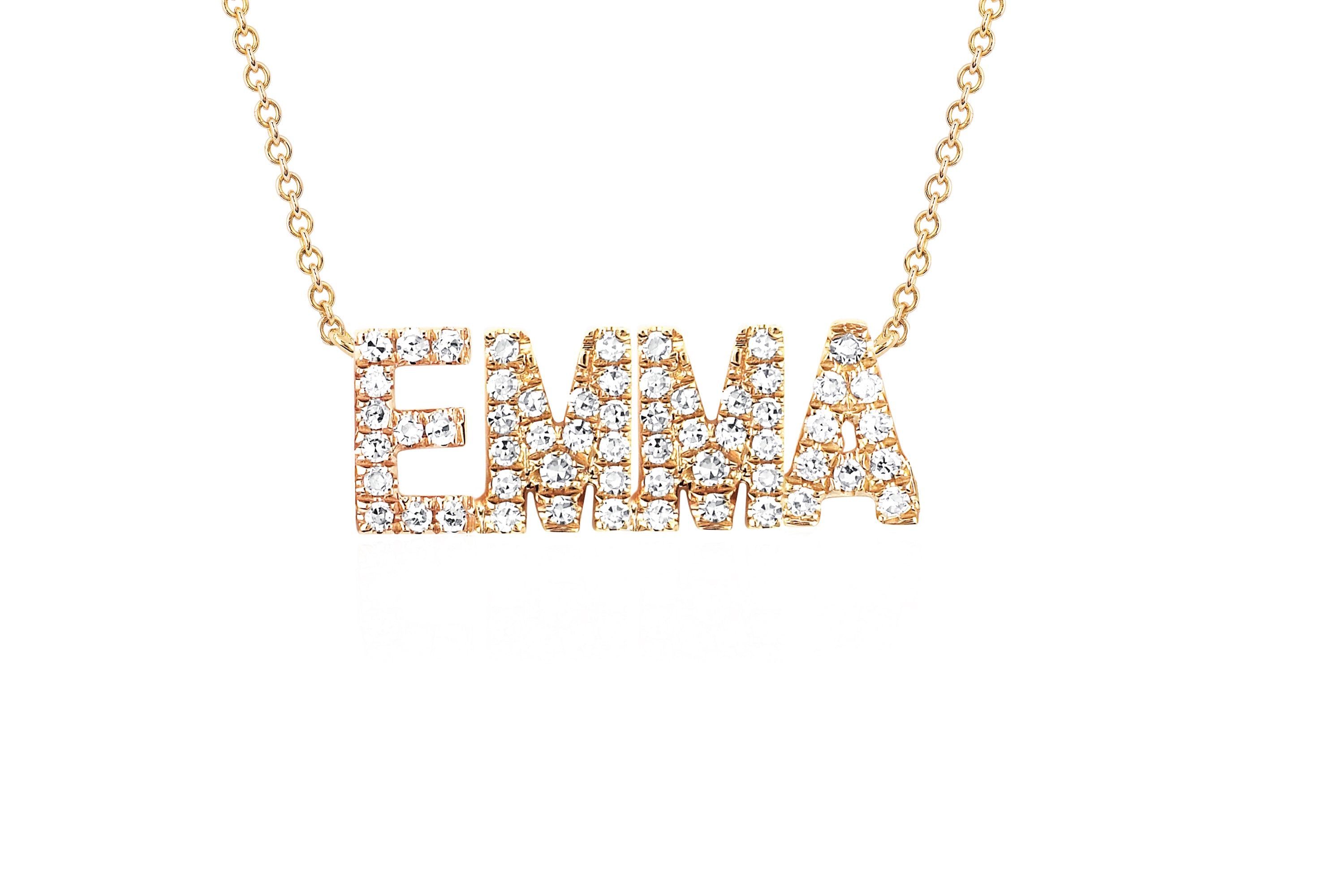 Diamond Custom Name Necklace