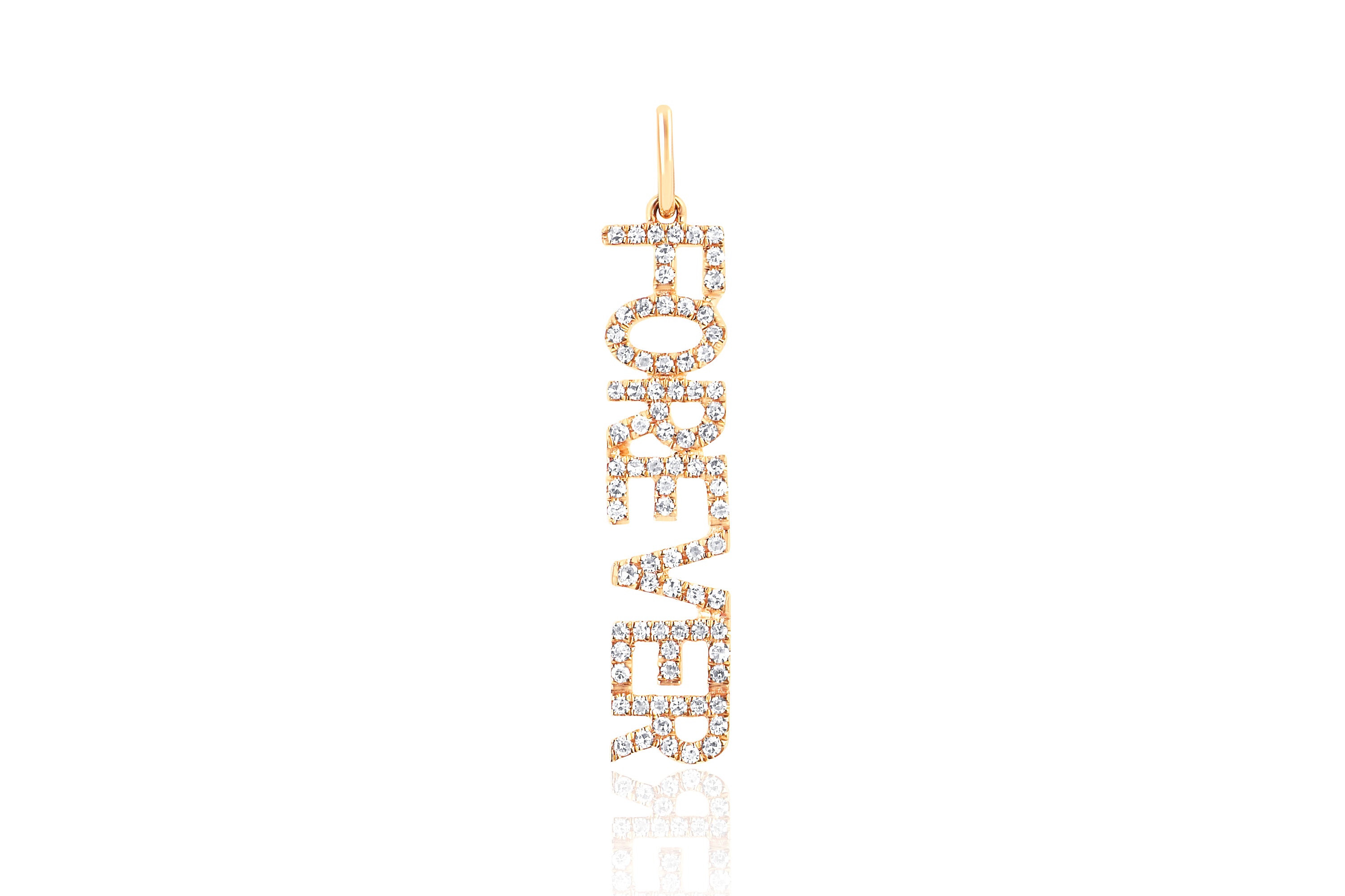 Diamond Forever Necklace Charm