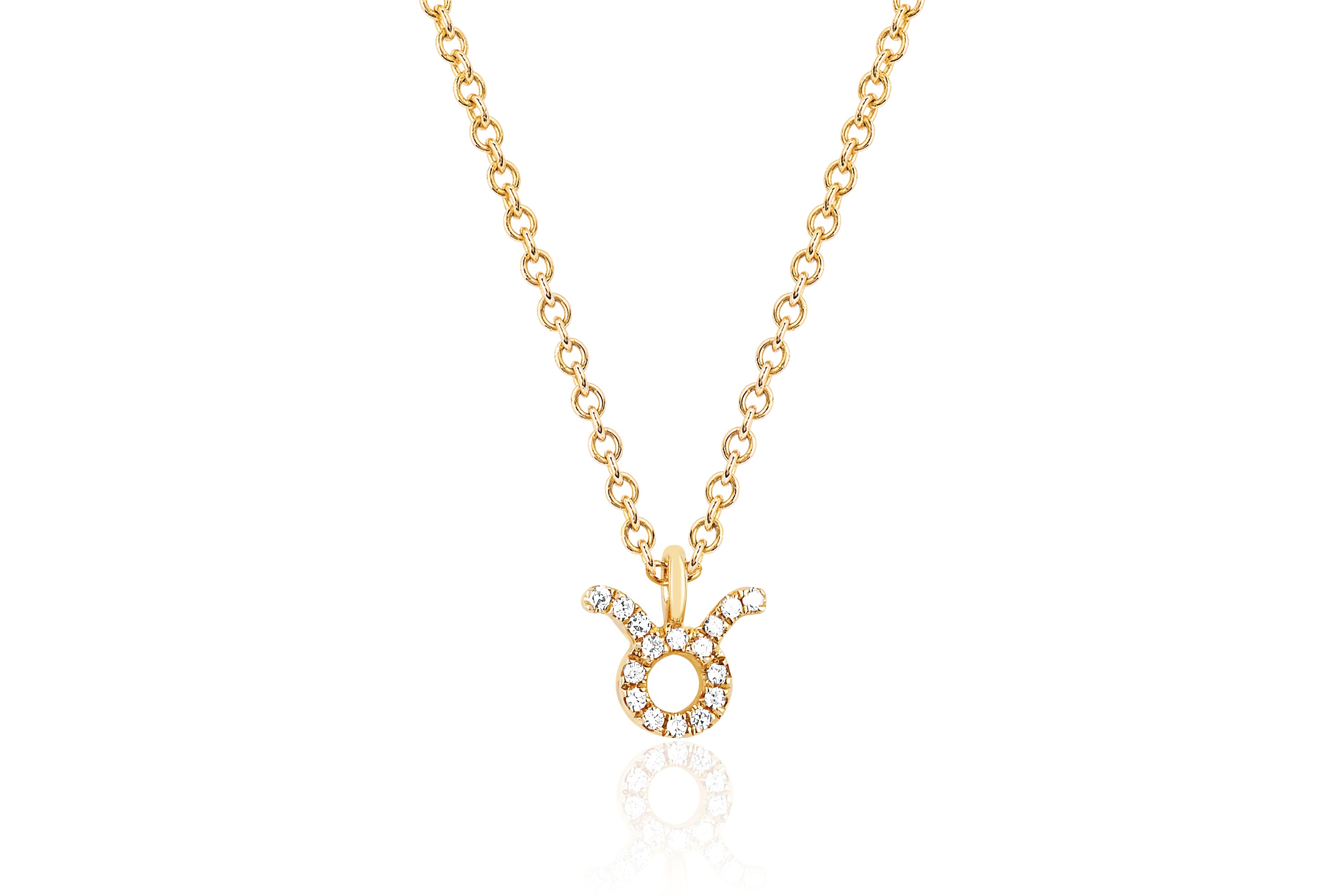 Diamond Taurus Necklace