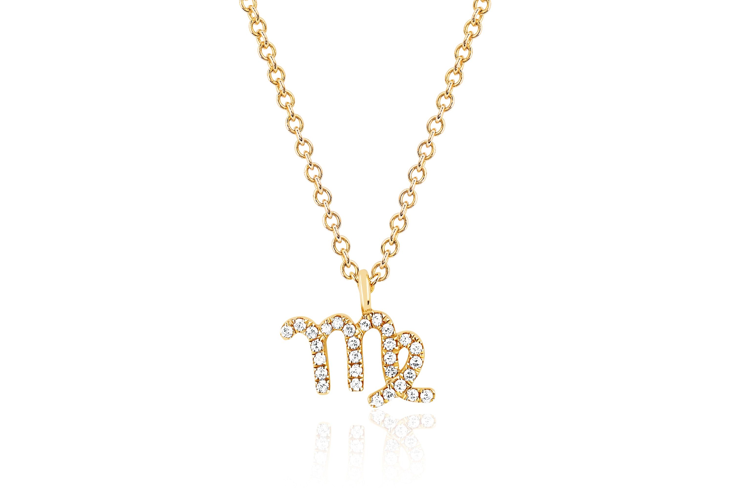 Diamond Virgo Necklace