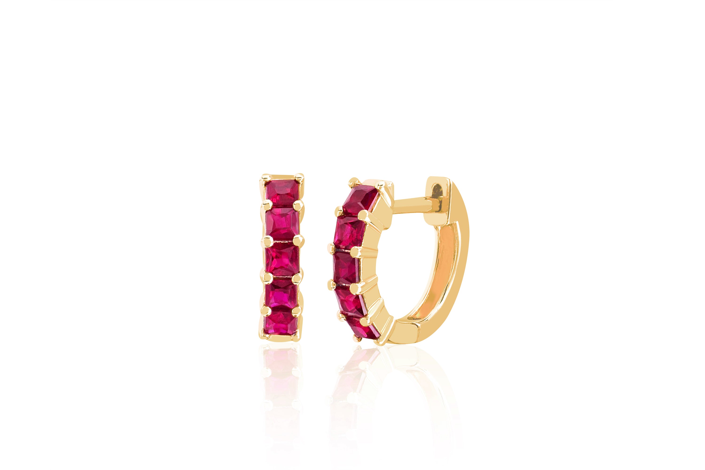 Ruby Princess Mini Huggie Earring