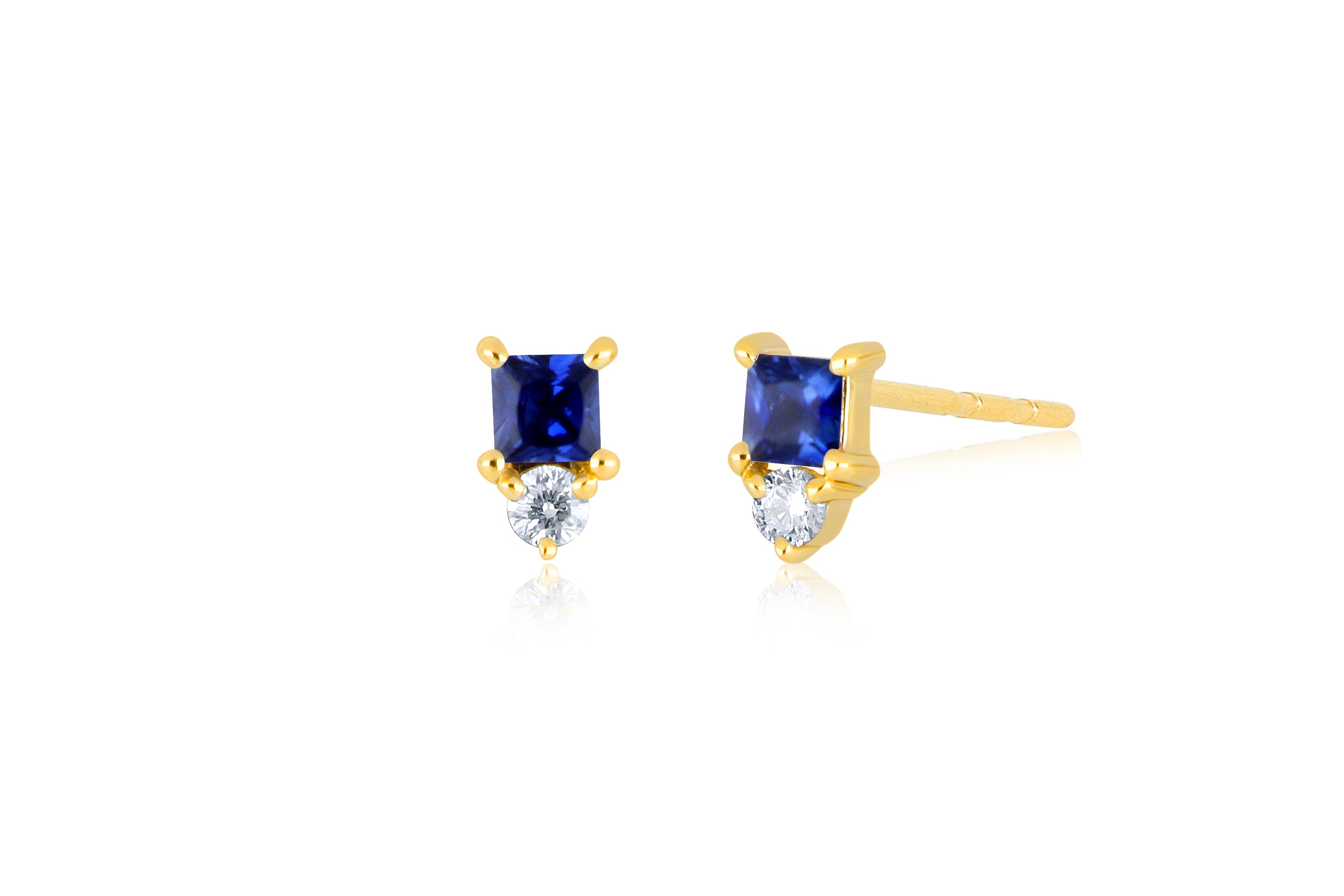 Mini Birthstone Stud Earring