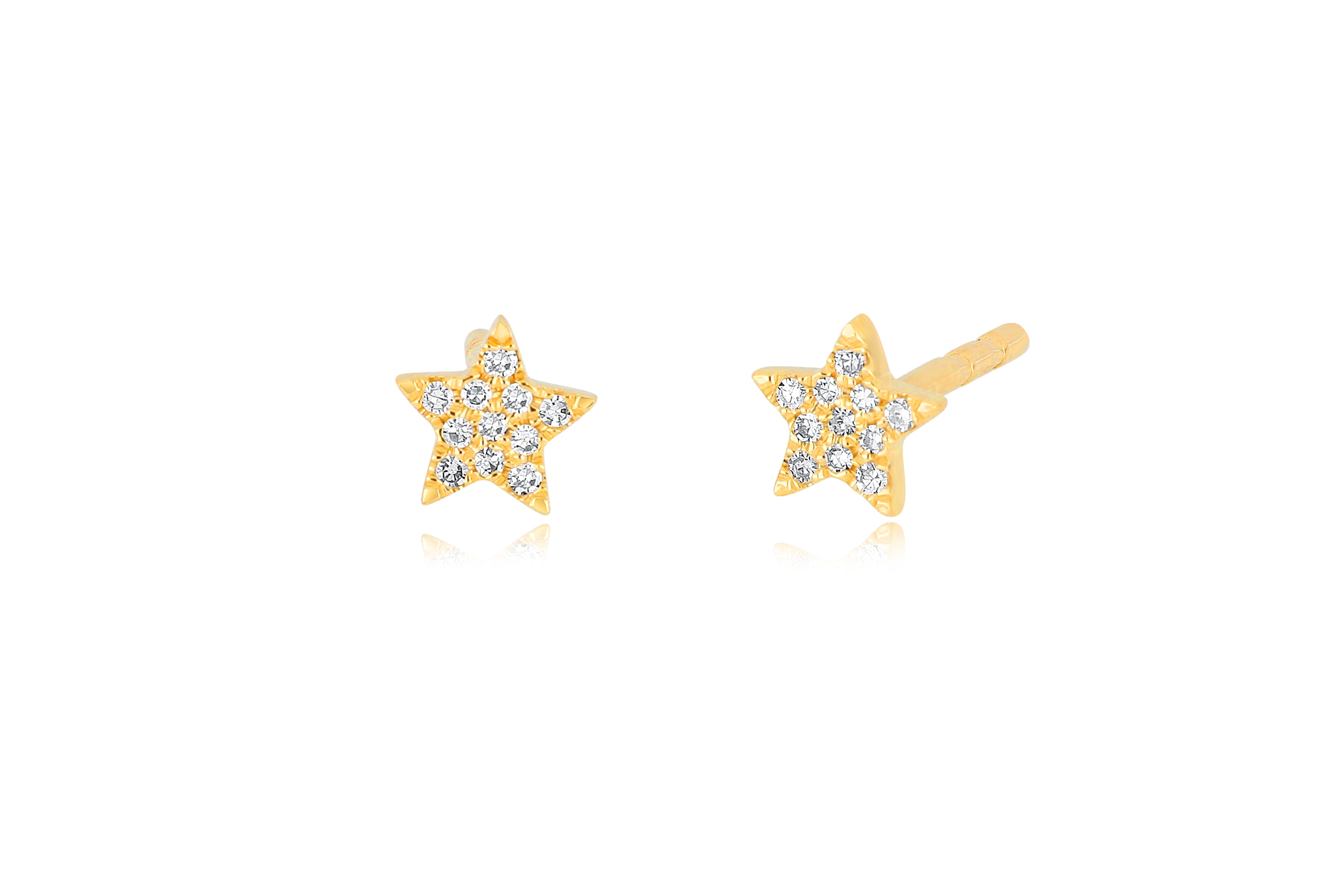 Diamond Baby Star Stud Earring