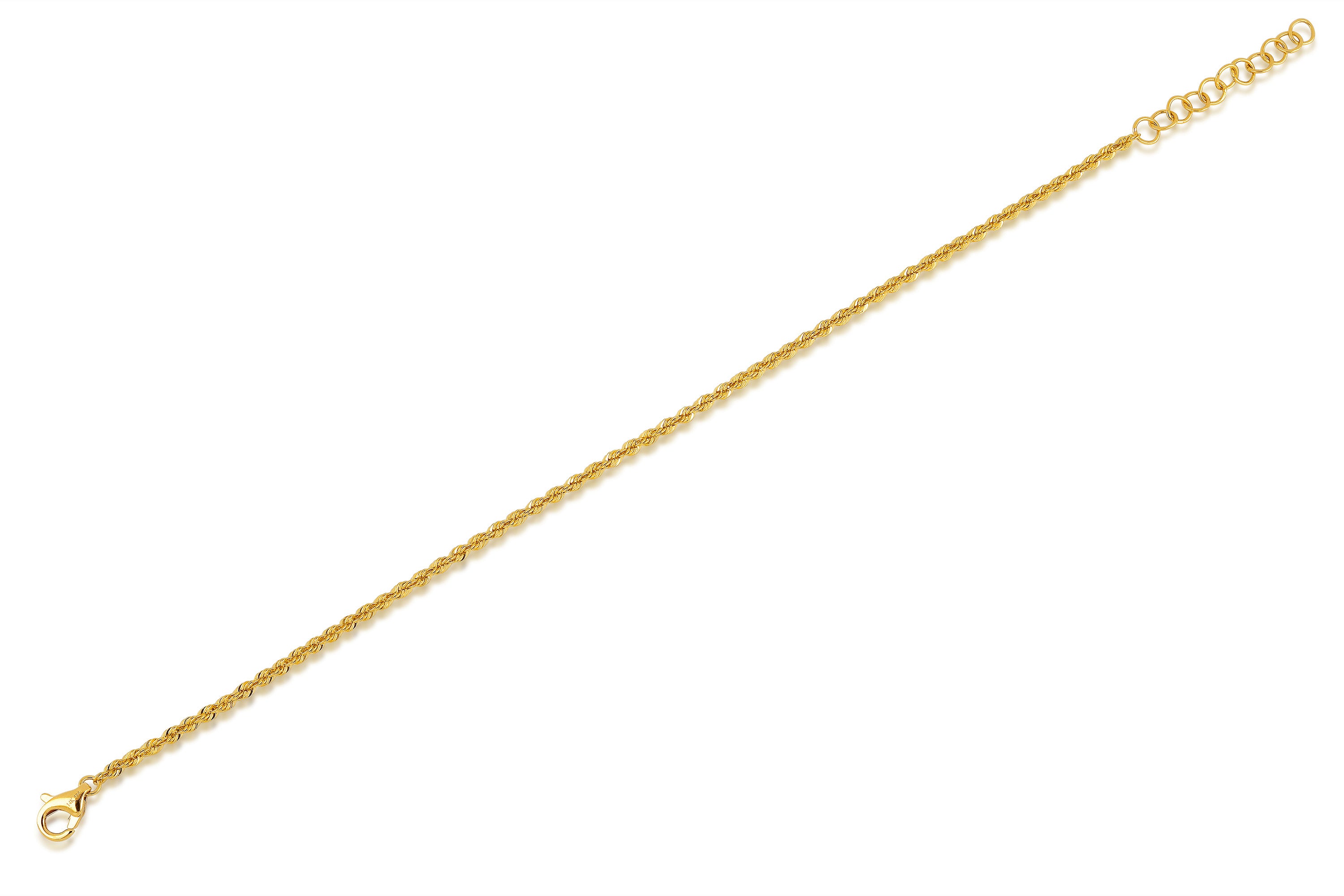 Gold Twist Chain Bracelet