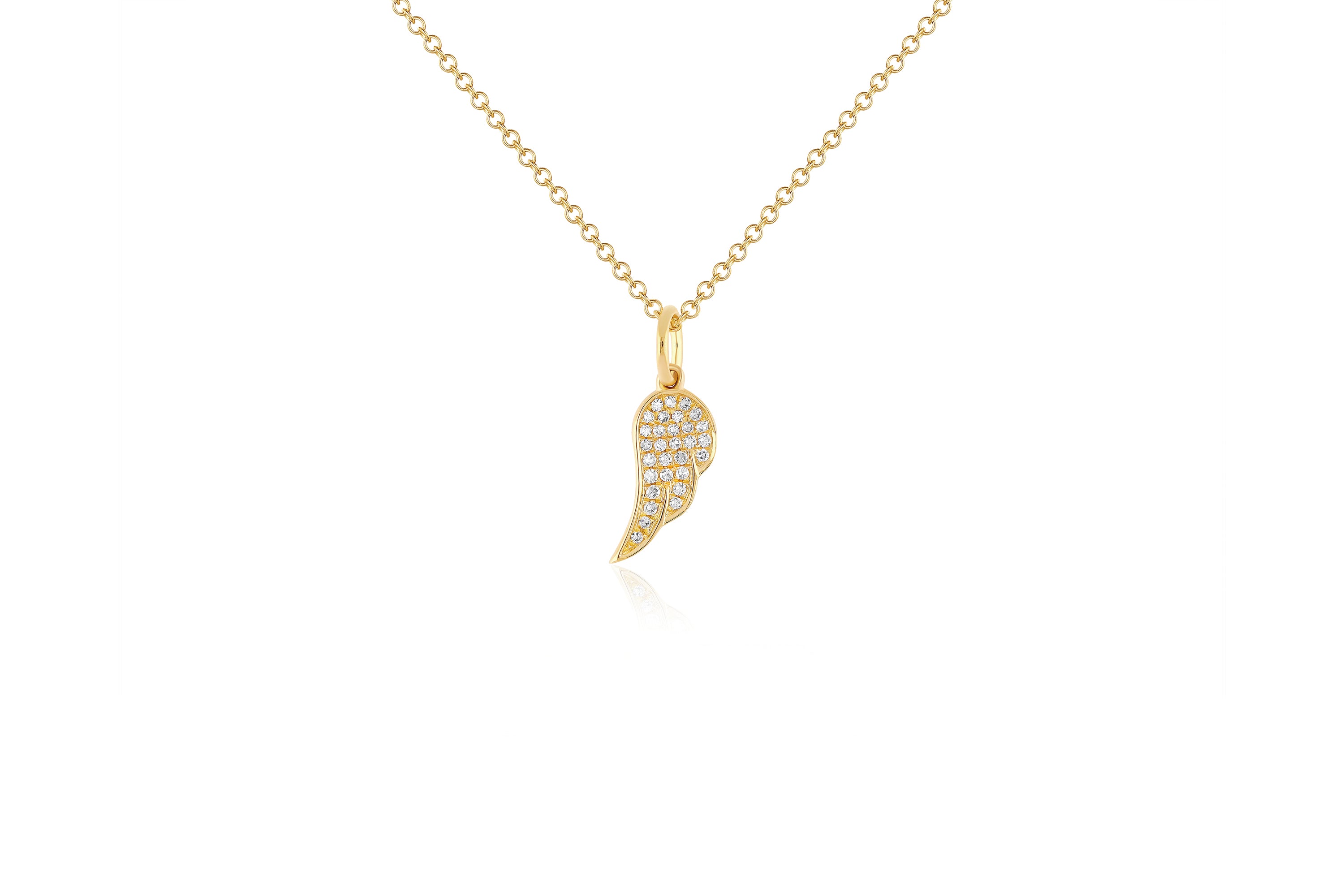 Diamond Angel Wing Necklace