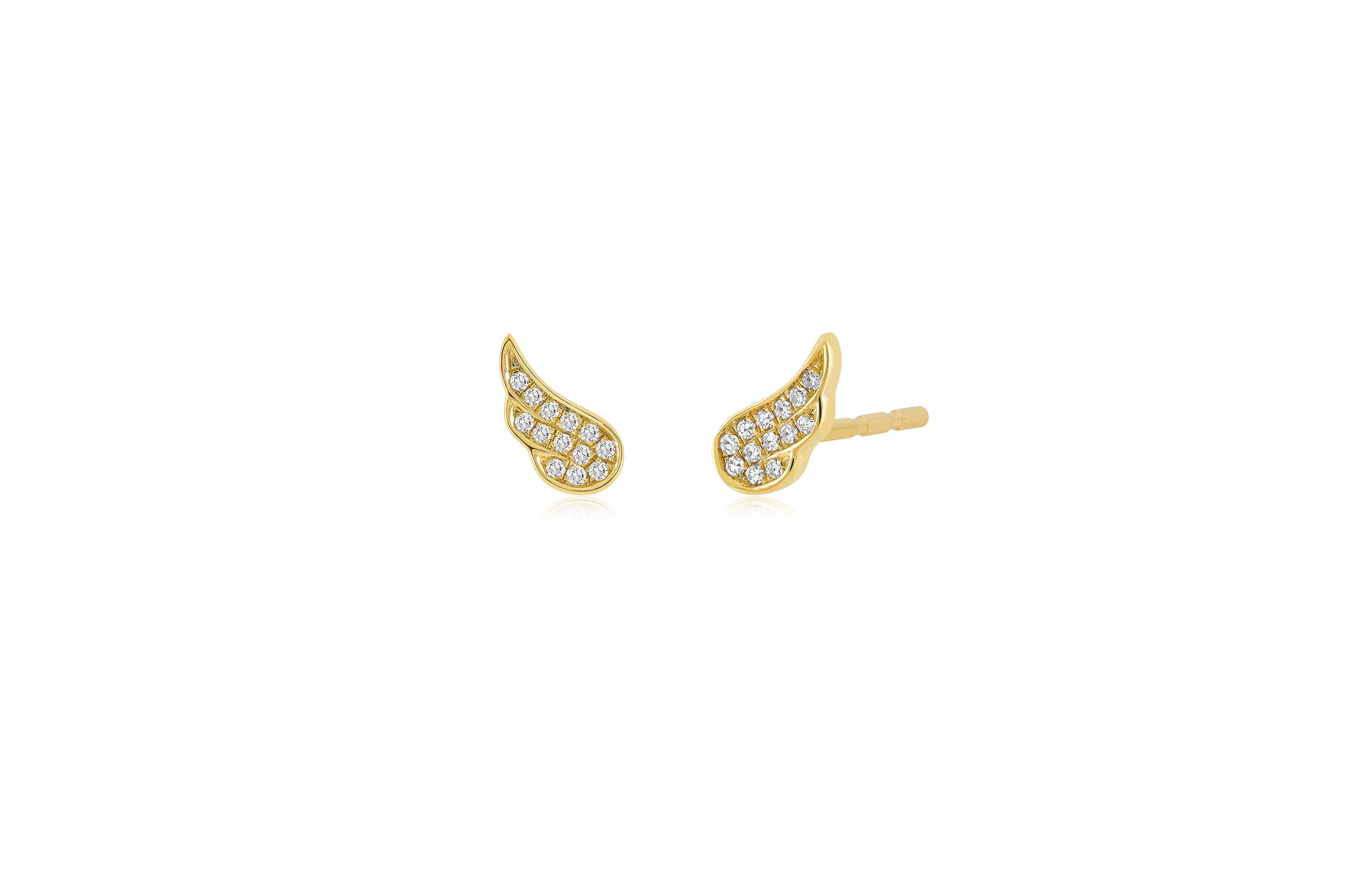 Baby Diamond Angel Wing Stud Earring