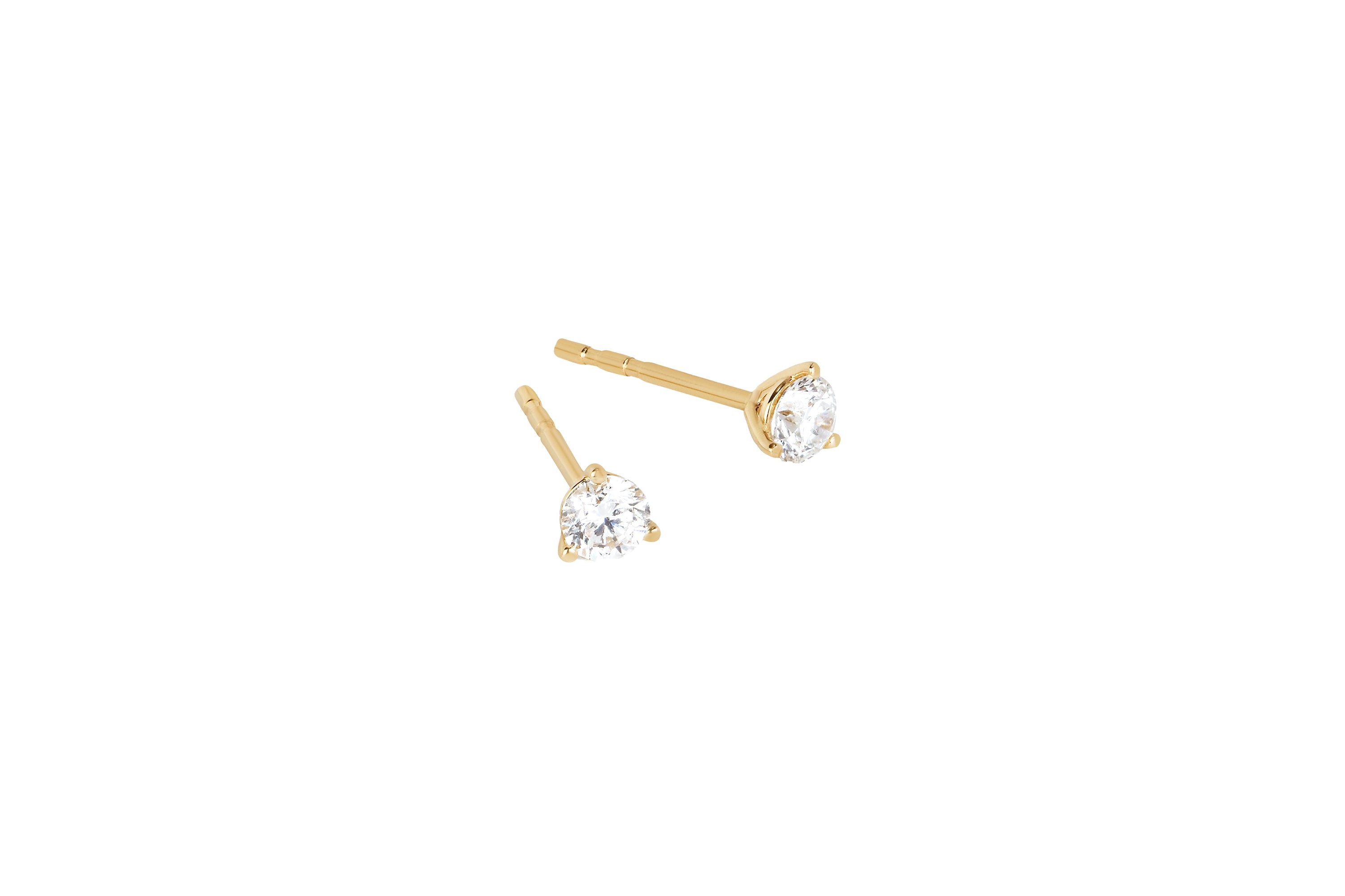 Jumbo Solitaire Diamond Stud Earring