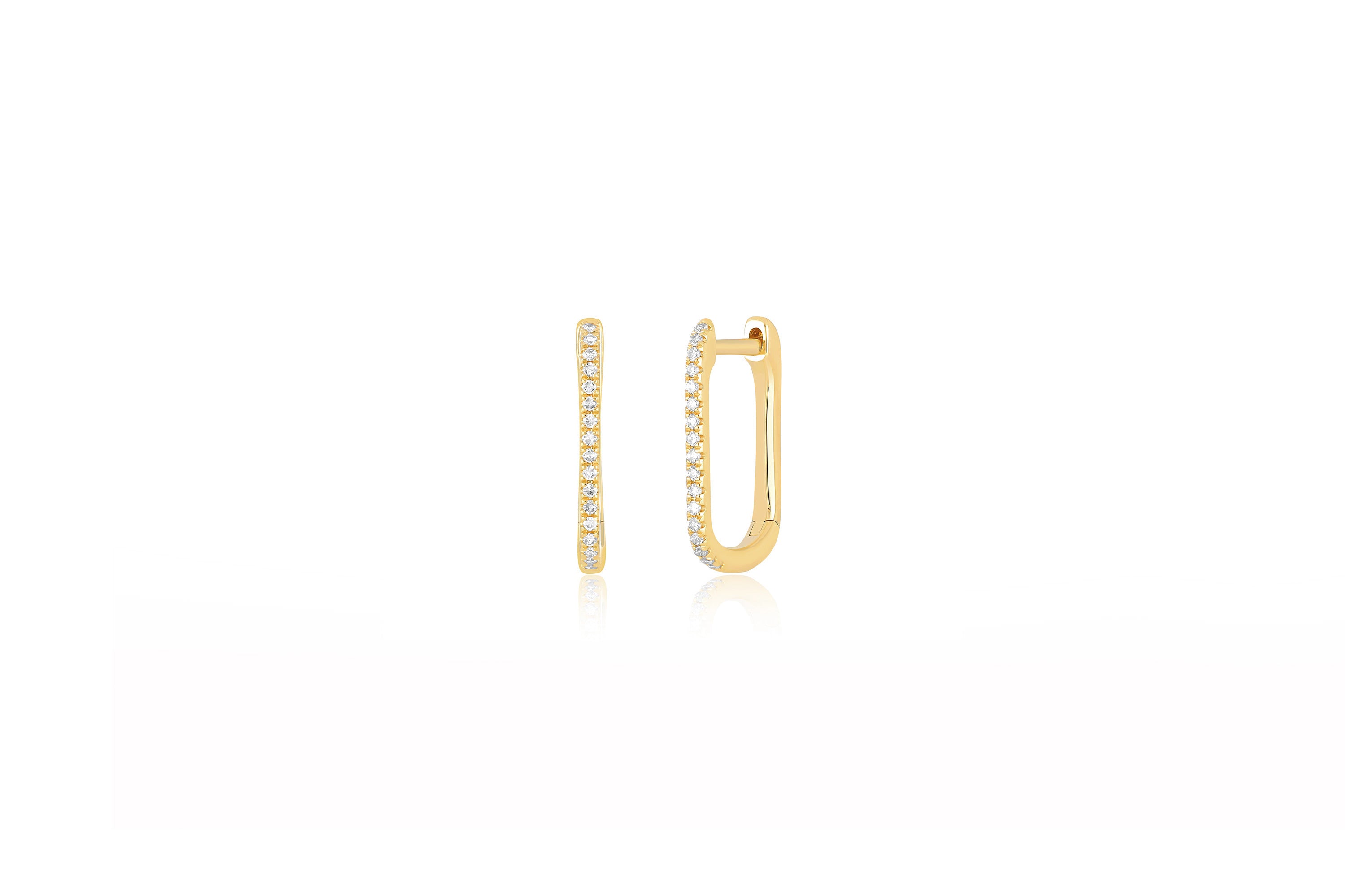 Diamond Lola Hoop Earrings