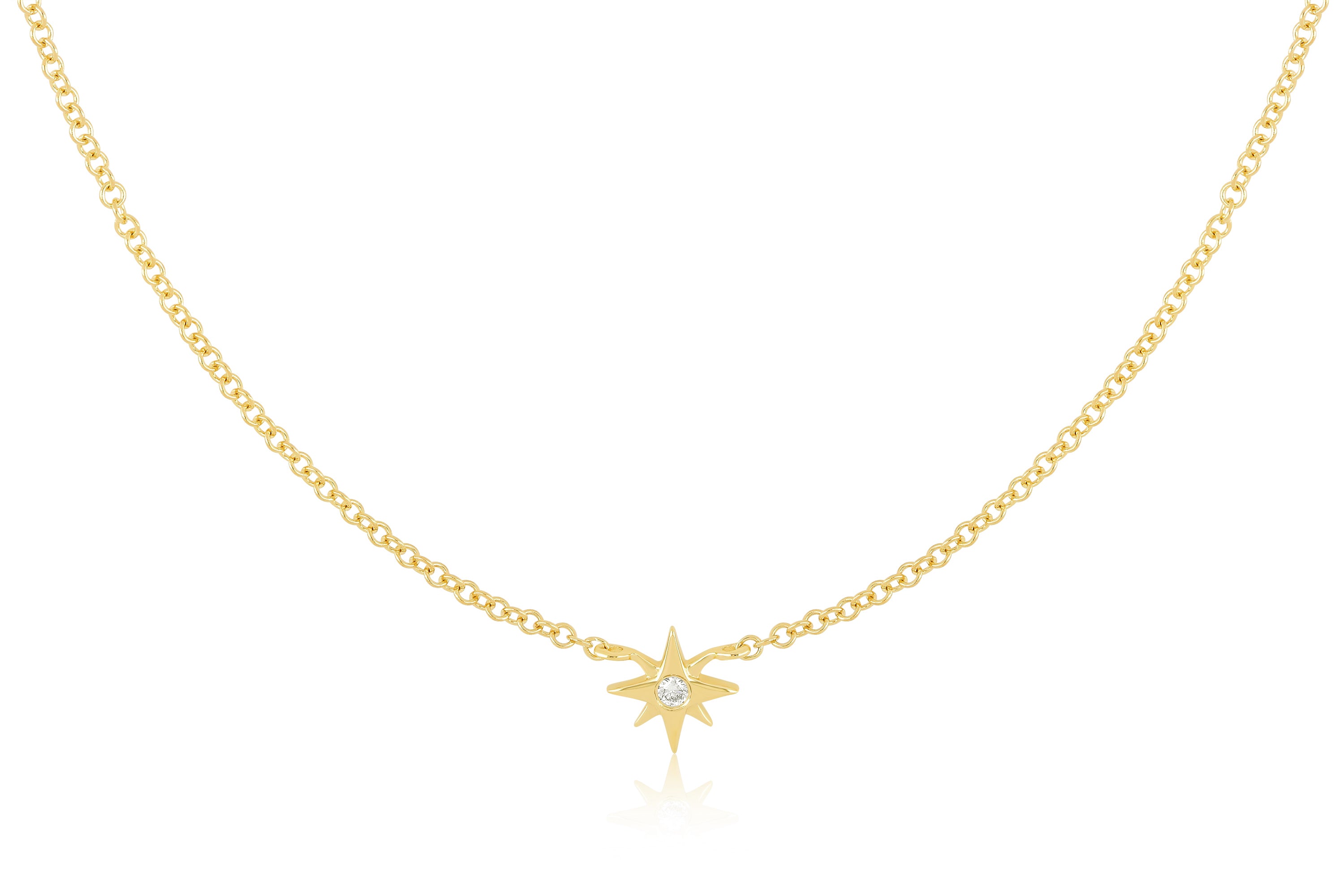 Diamond Starburst Necklace