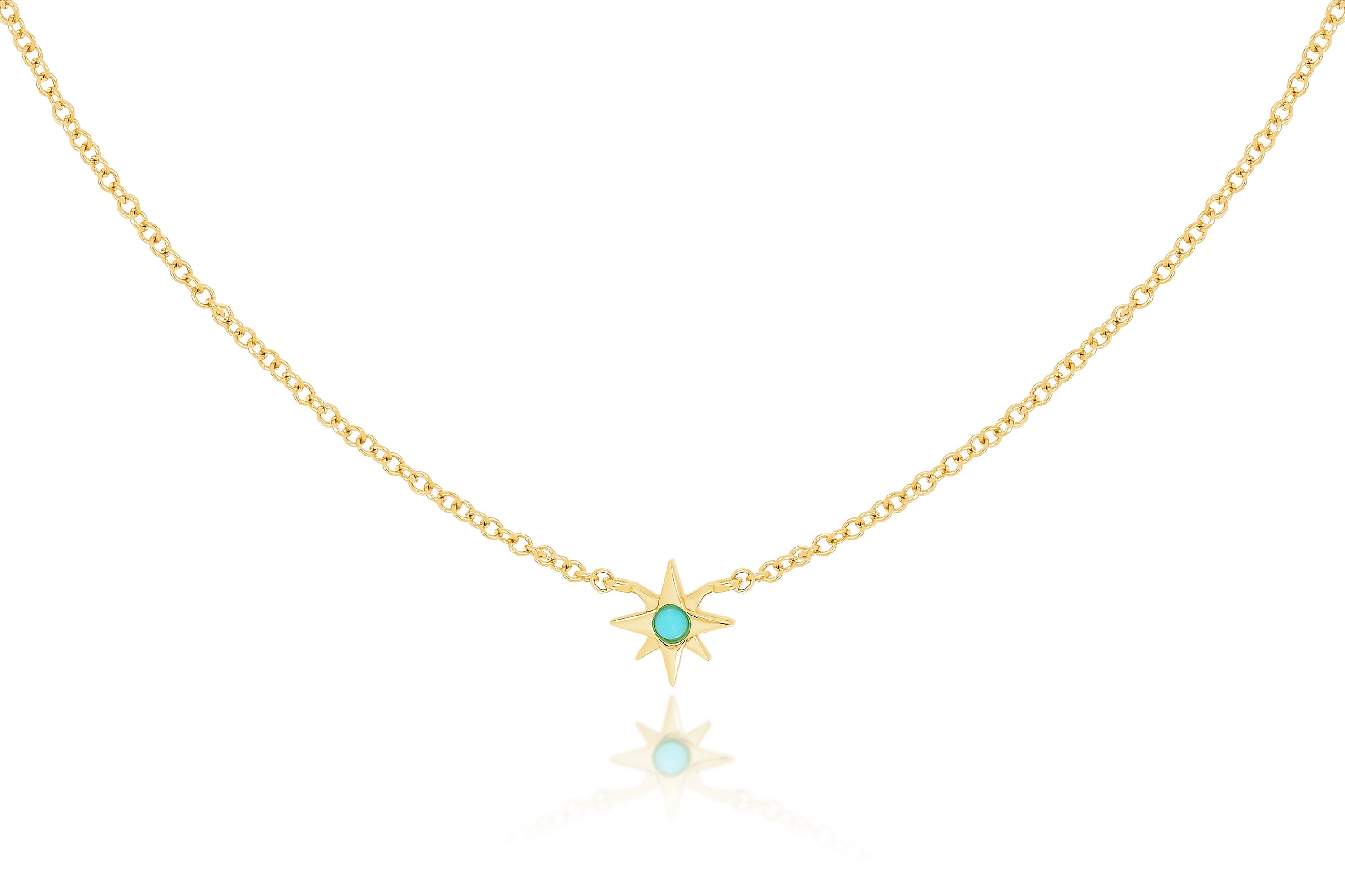 Turquoise Starburst Necklace