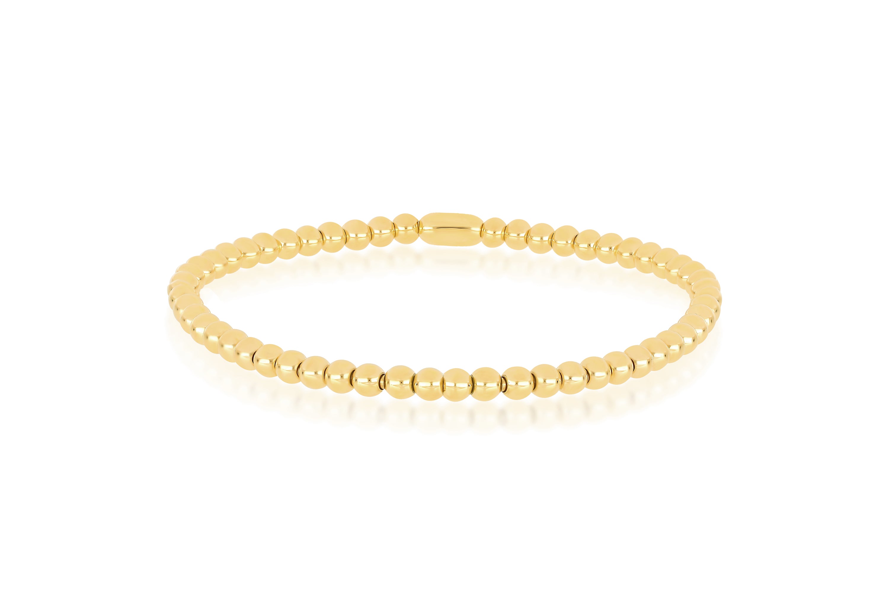 Gold Ball Stretch Bracelet