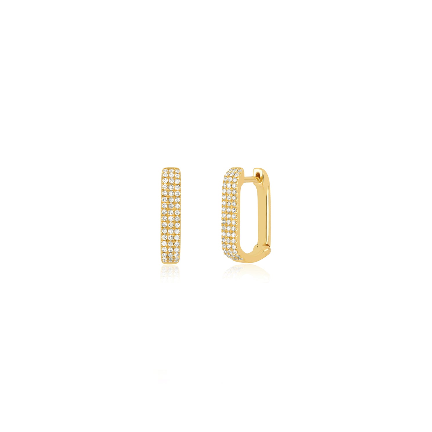 Diamond Jumbo Lola Hoop Earring